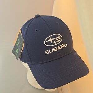 Subaru Navy Blue Embroidered Logo Baseball Cap
